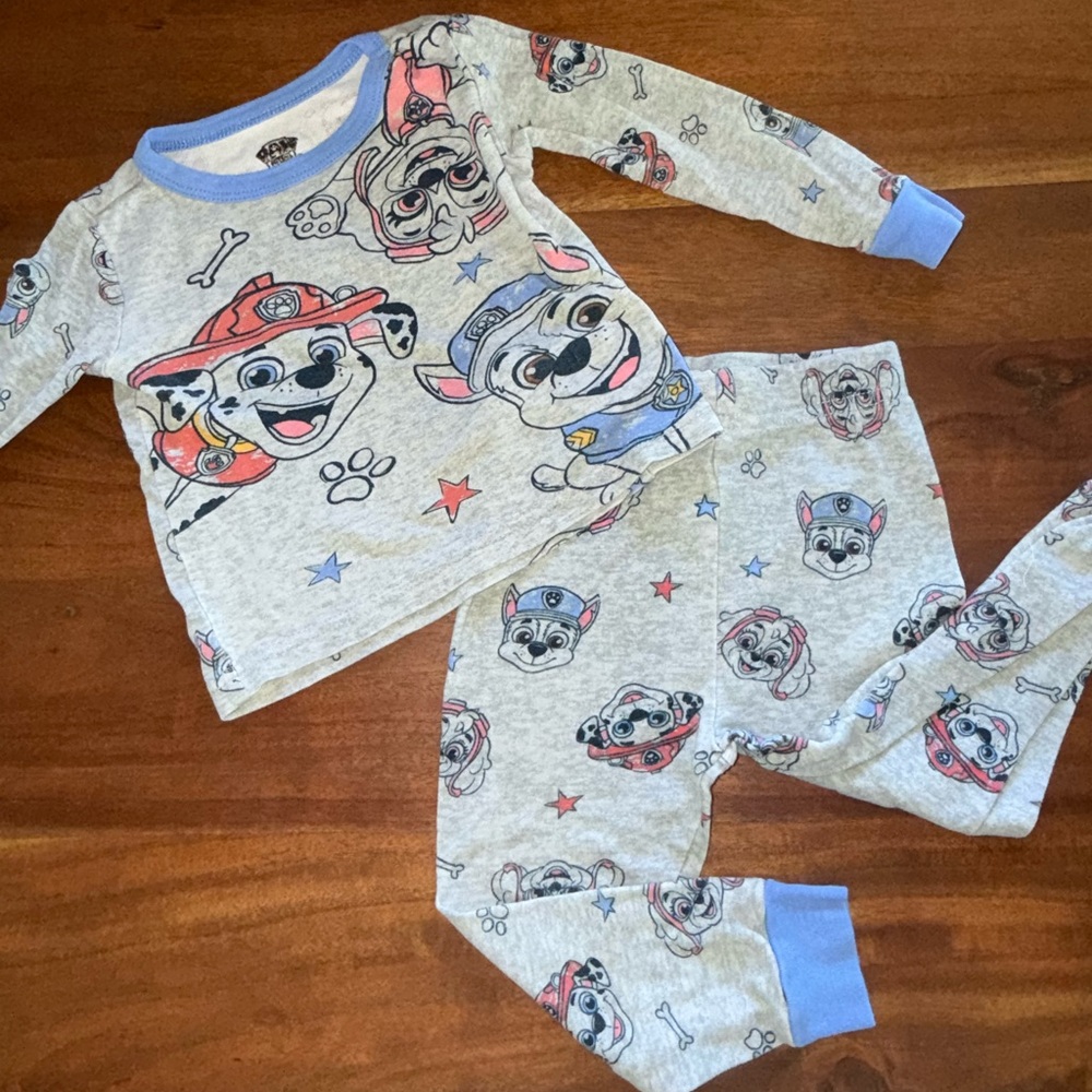 Nickelodeon Paw Patrol Pajama Set - Gray and Blue